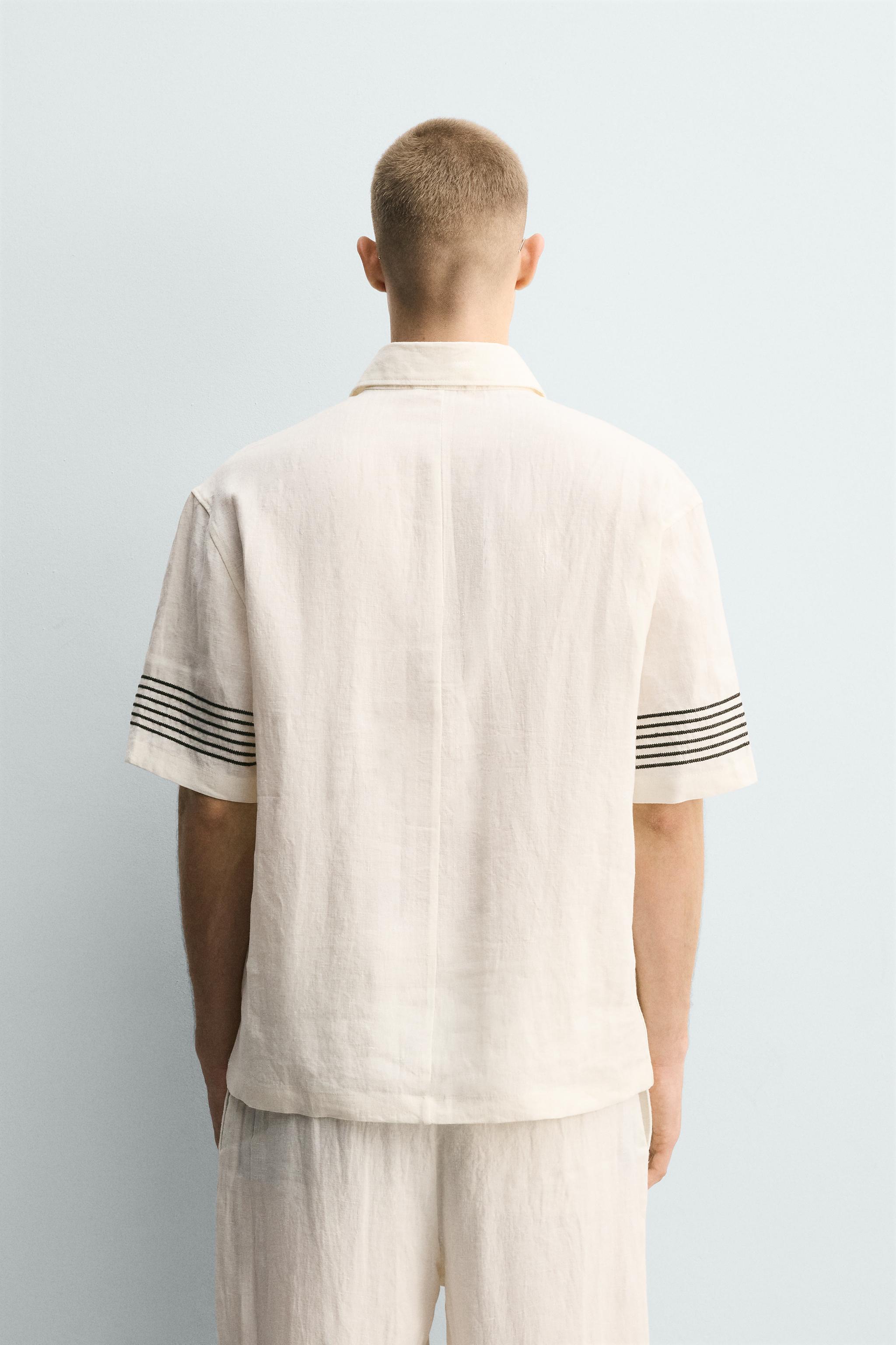 100% LINEN POLO SHIRT